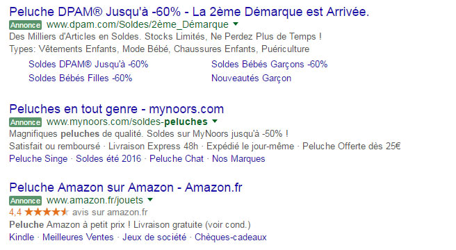 Le premier est celui qui paye le plus, le second paye moins, et le troisième encore moins