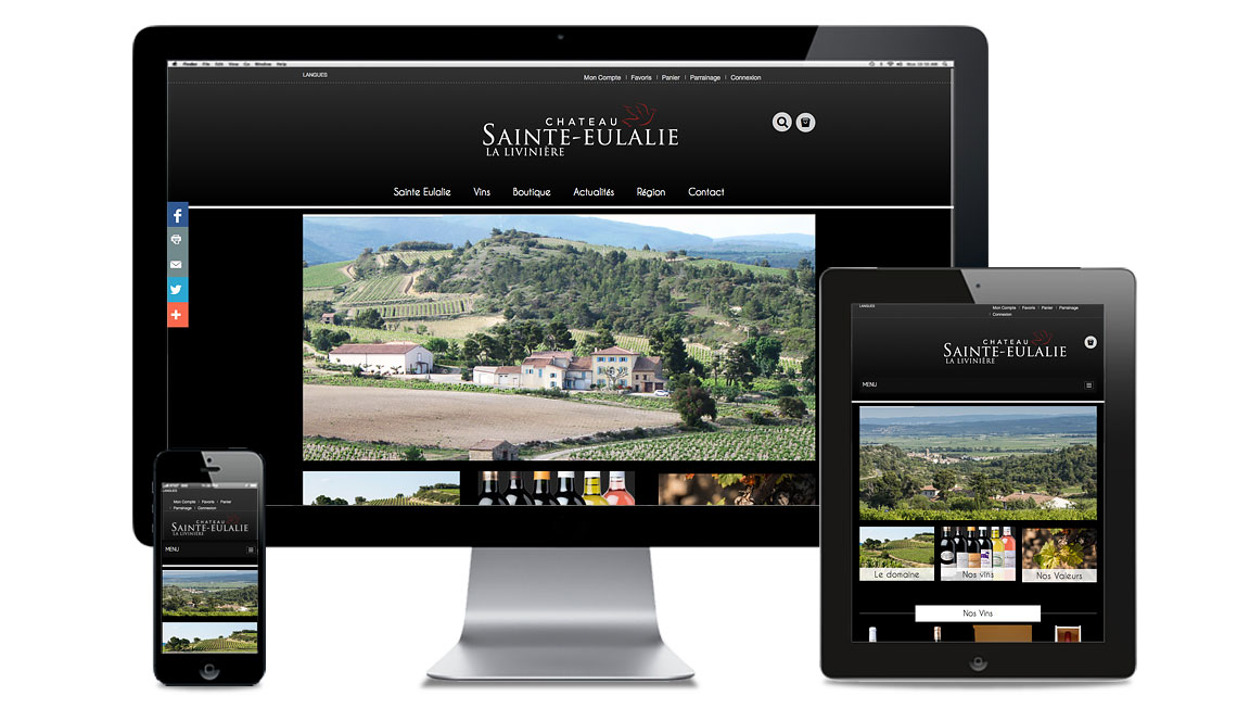 site chateau st eulalie