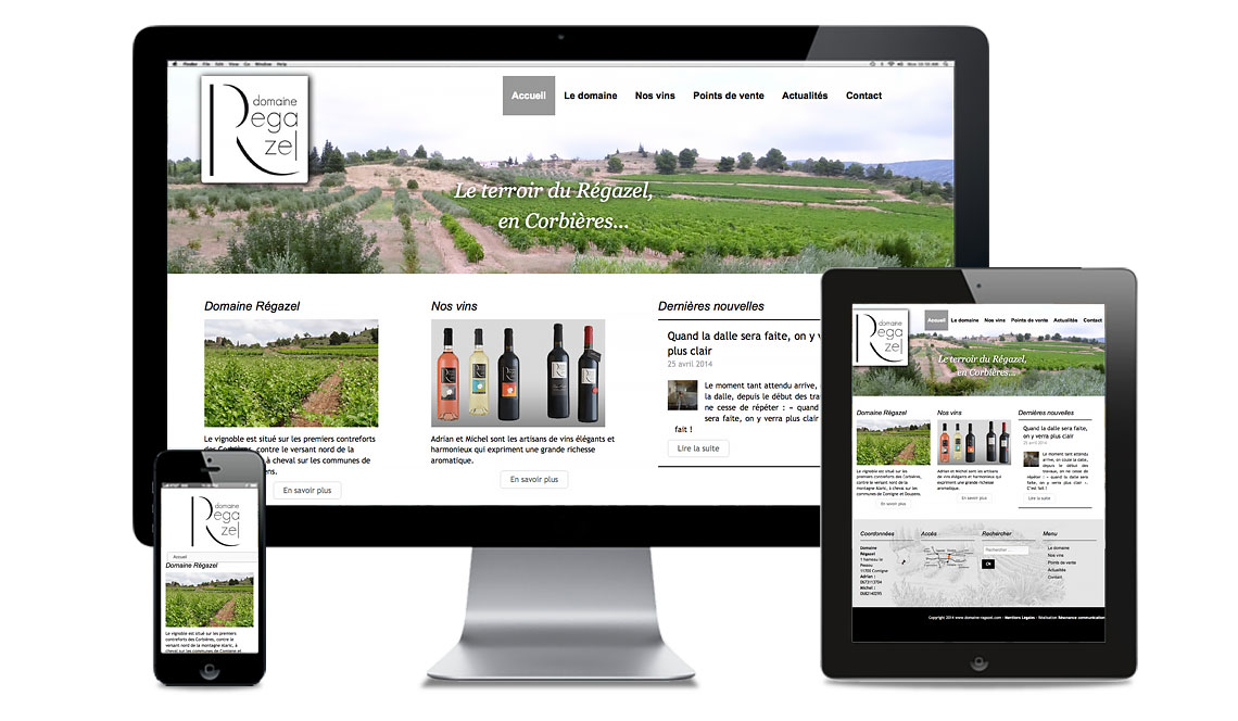site domaine regazel
