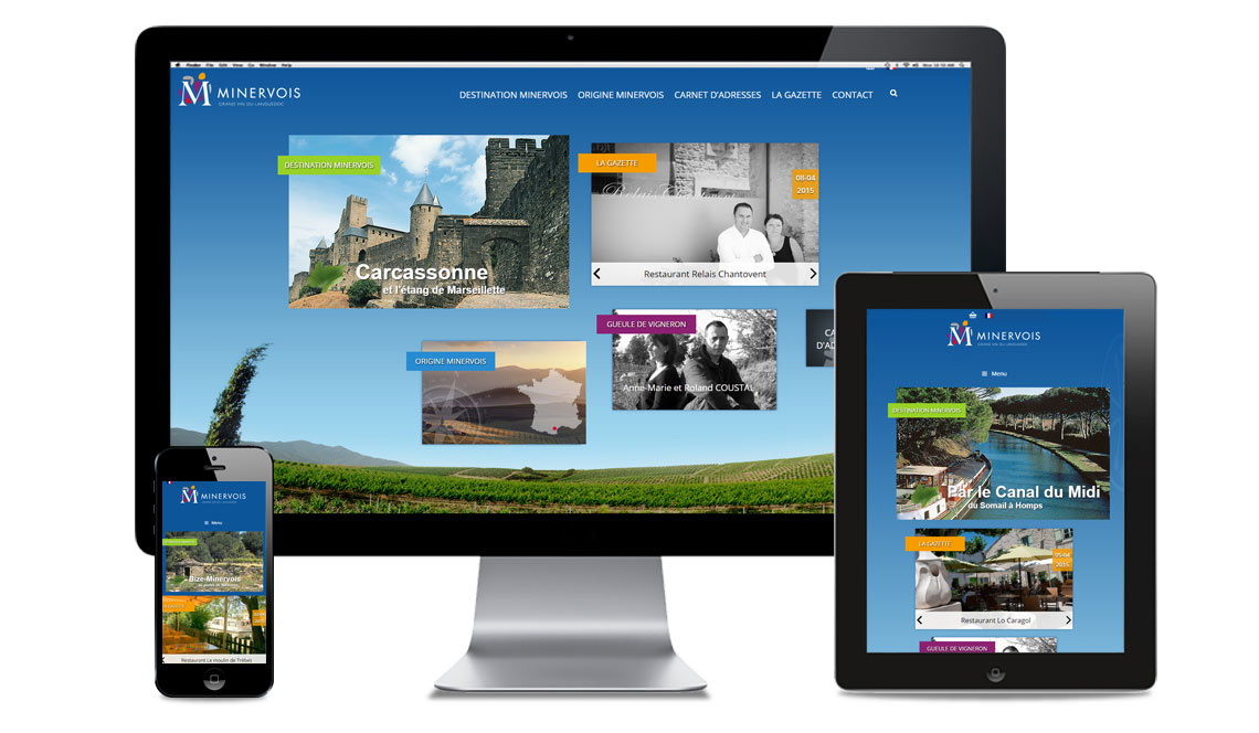 site internet AOC le Minervois