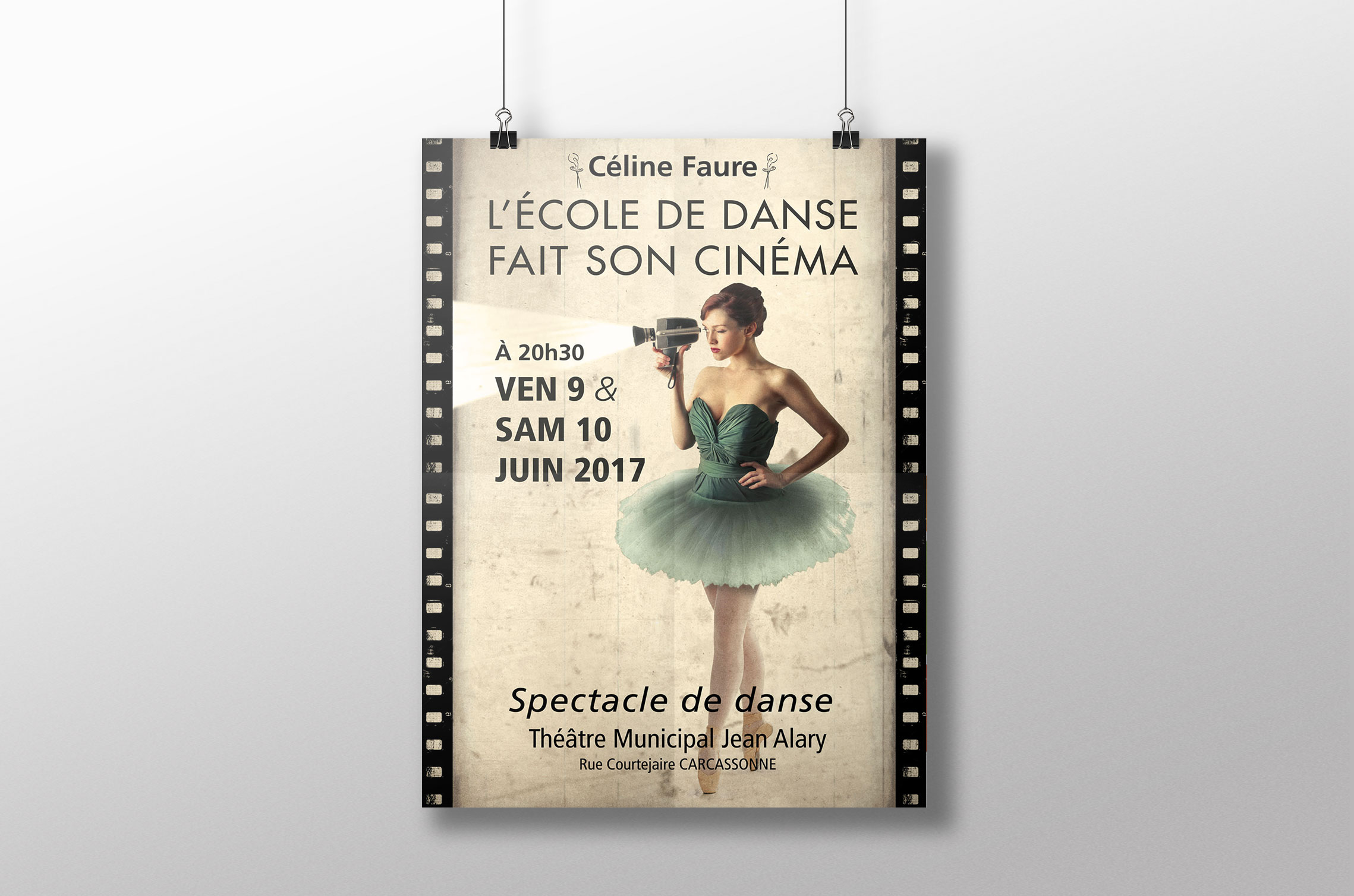 affiche-celine-faure-danse carcassonne