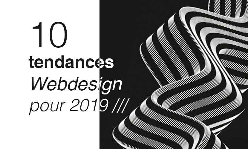 10 tendances webdesign 2019