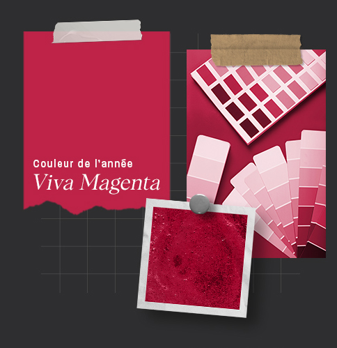 Couleur de l'année : viva magenta